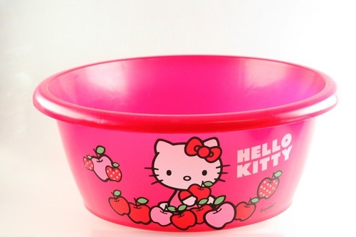 Secchio hello kitty - hello, rosso